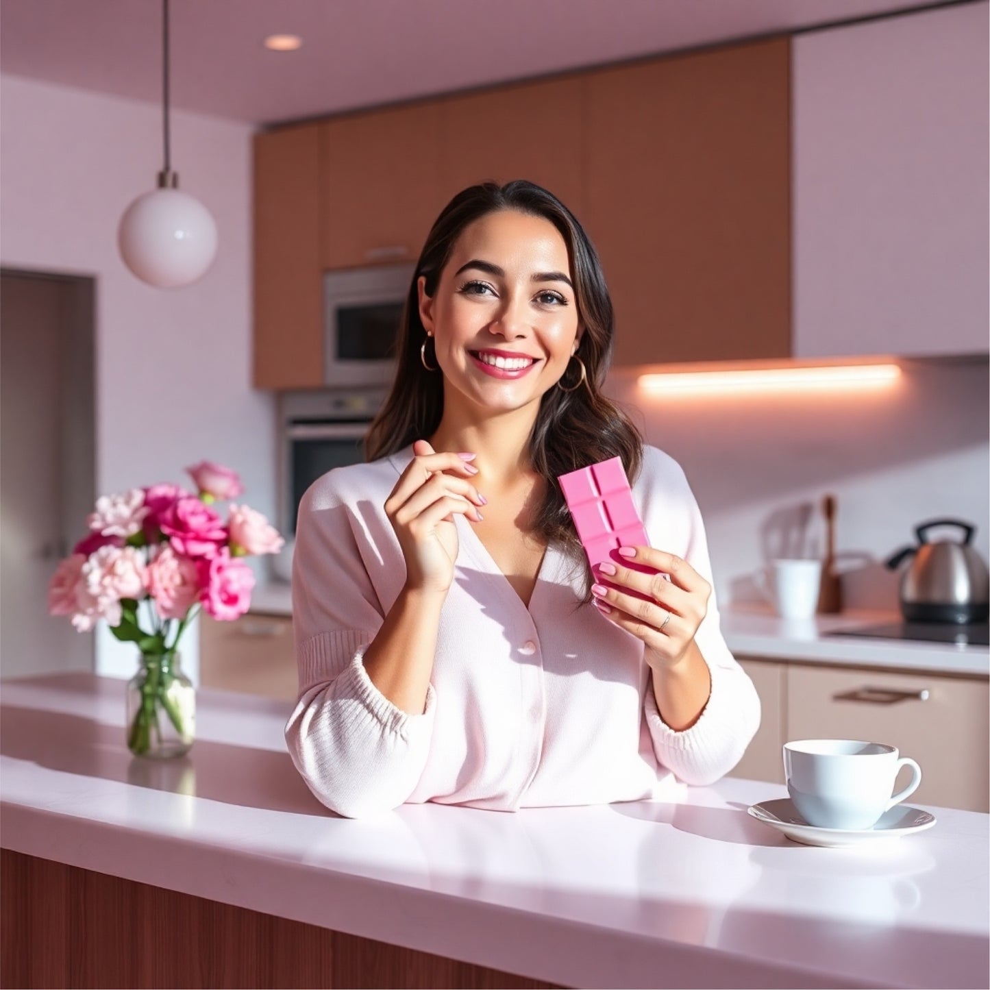 Angel Hair Dubai Schokolade - mit Vanillearoma, Granatapfel, Engelshaar Zuckerwatte